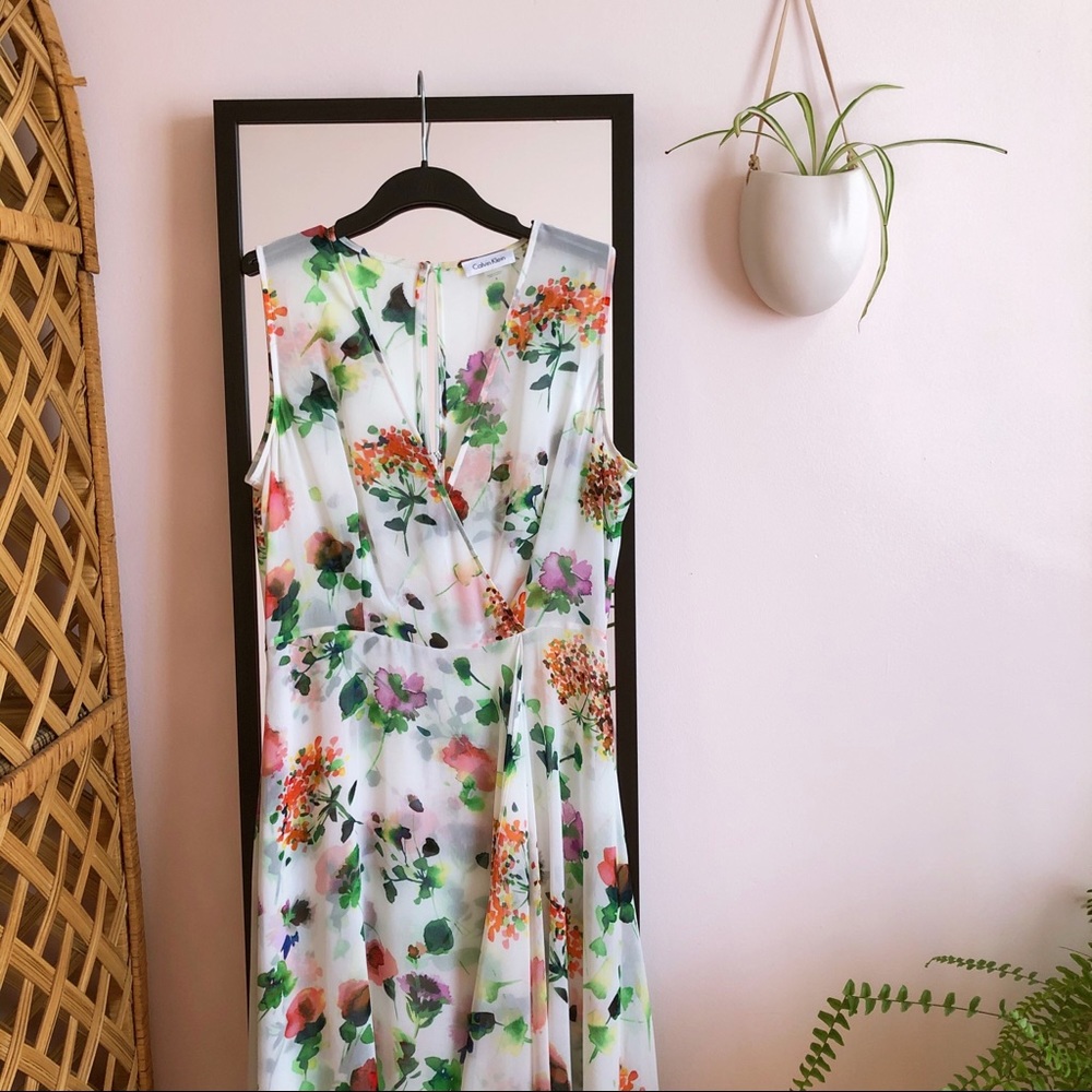 Calvin Klein Floral Maxi Dress